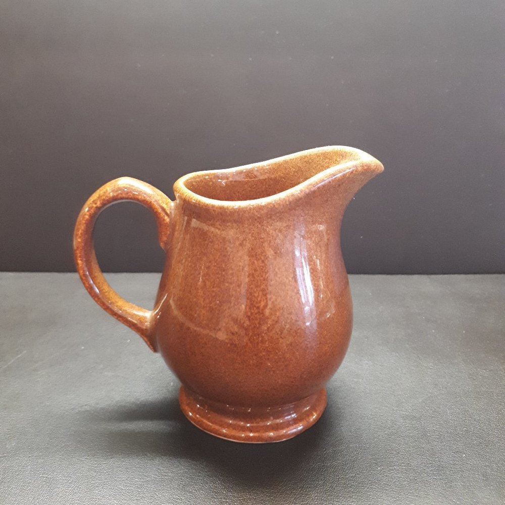 Vintage Sadler England brown glazed creamer